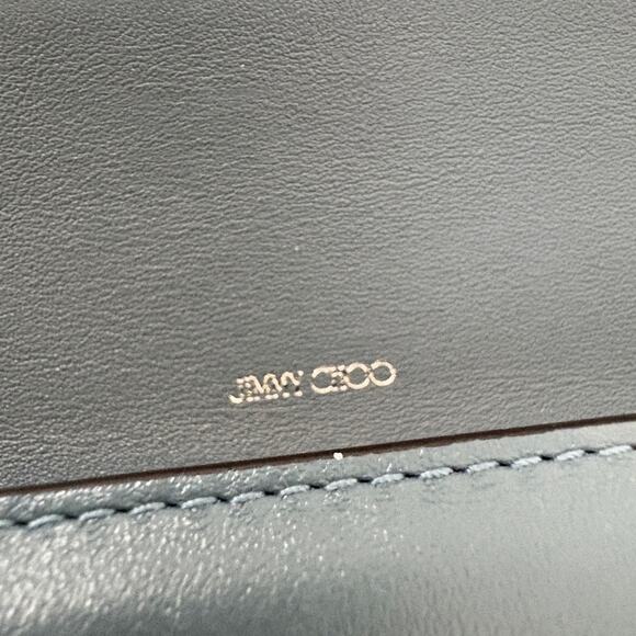 Jimmy Choo Black JC avenue Leather Crossbody bag blue - Picture 9 of 9